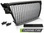 Preview: Upgrade Sportgrill / Kühlergrill für Audi A4 B8 (8K) 08-11 matt schwarz in Wabendesign